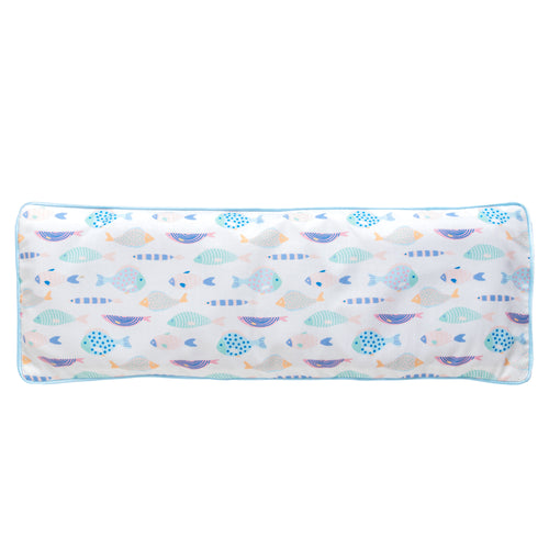 Gone Fishing Snuggy Beansprout Husk Pillow - Blue